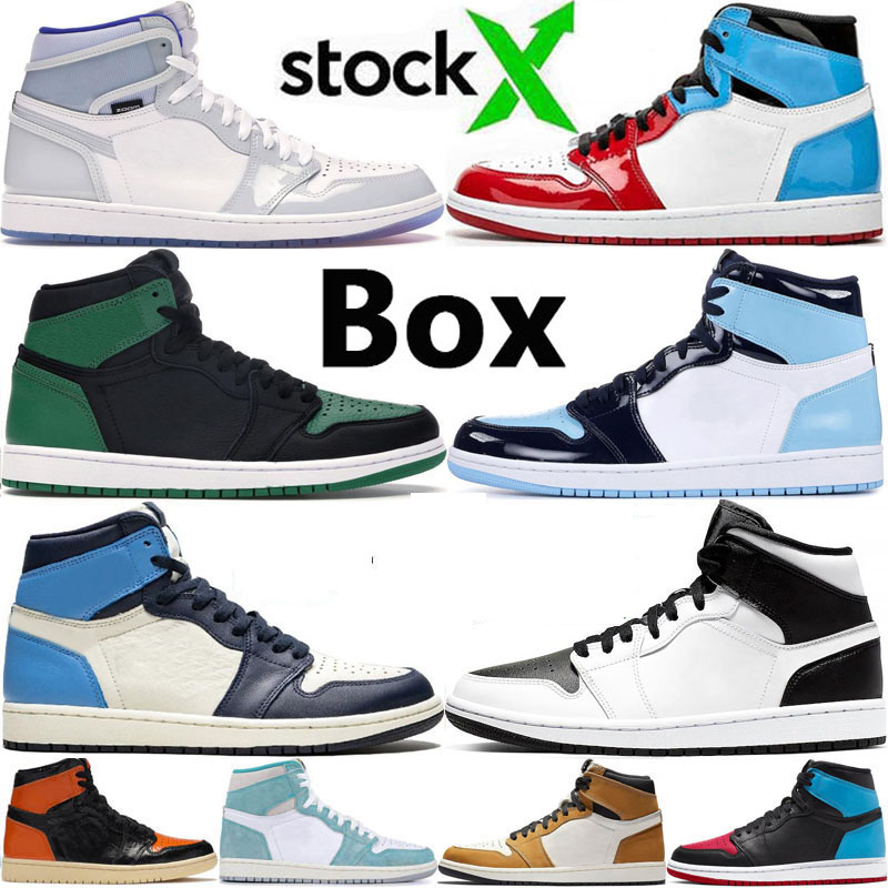 Jumpman 1 Zoom Racer Blue Obsidian Fearless Travis Scotts Mens Basketball shoes UNC 1s Turbo Green Chicago Men Women Sport Sneakers, 20
Jumpman 1 Zoom Racer Blue Obsidian Fearless Travis Scotts Mens Basketball shoes UNC 1s Turbo Green Chicago Men Women Sport Sneakers, 20
