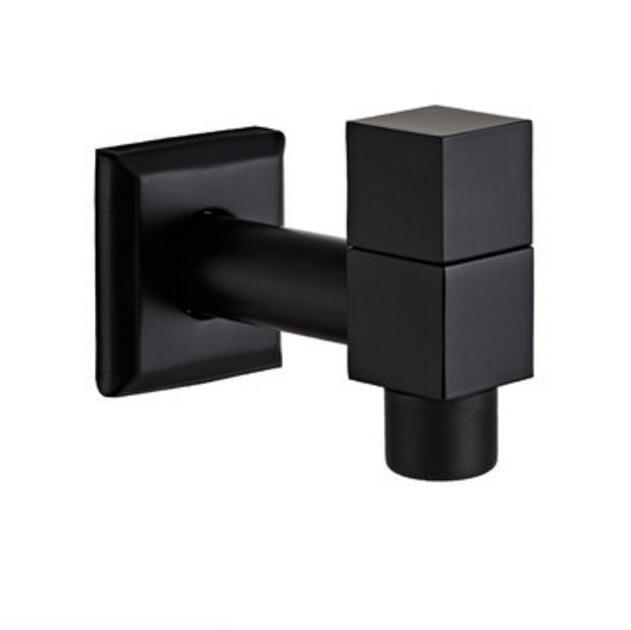 Outdoor Faucet Garden Bibcock Tap Bathroom Washing Machine Faucet mop Faucet Single Cold Antique BronzeBlack Oil Brushed3304525