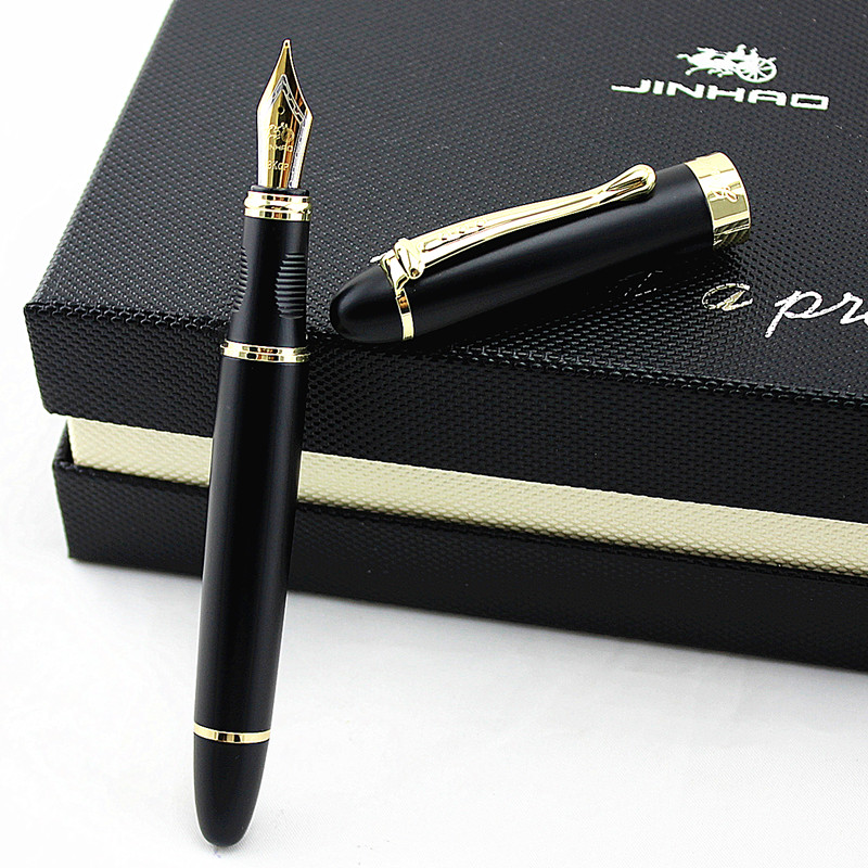 Fountain Pens JINHAO X450 Advanced Pen 18K GP Nib Ink Frosted Black Metal Choose Calligraphy Selling, Red
Fountain Pens JINHAO X450 Advanced Pen 18K GP Nib Ink Frosted Black Metal Choose Calligraphy Selling, Red