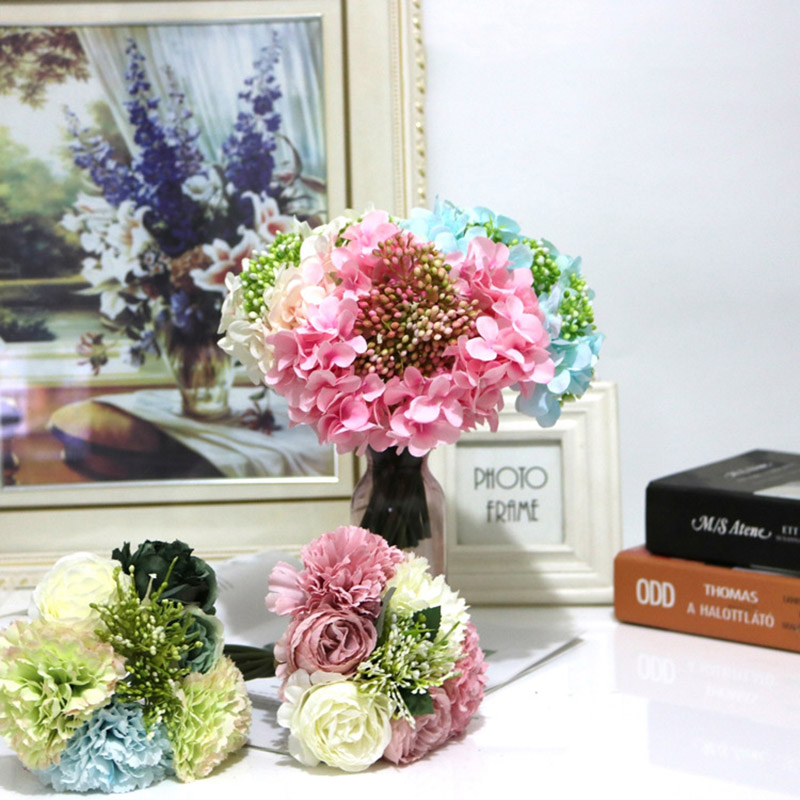Fake Hand Holding Bouquet Artificial Flowers Peony Hydrangea Gypsophila Mixed Bouquet For Wedding Decoration Home Party Decor
Fake Hand Holding Bouquet Artificial Flowers Peony Hydrangea Gypsophila Mixed Bouquet For Wedding Decoration Home Party Decor