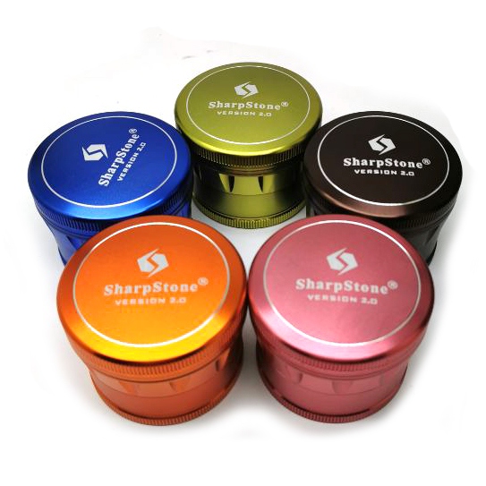 SharpStone 2.0 Grinders Herb Spice Crusher Aluminum Alloy Metal Grinders 4 Parts 5 Colors 63mm 2.48 Inches Diameter
SharpStone 2.0 Grinders Herb Spice Crusher Aluminum Alloy Metal Grinders 4 Parts 5 Colors 63mm 2.48 Inches Diameter
