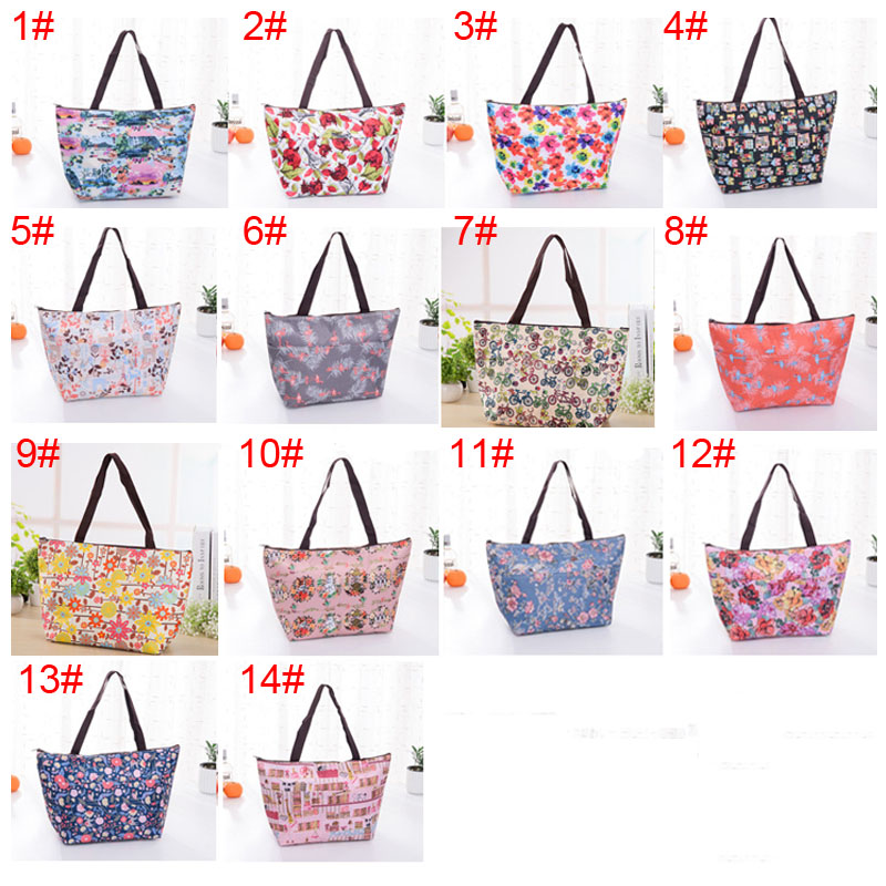 Oxford Cloth Print Lunch Bag Folding Insulated Lunch Handbag Camping Aluminum Foil Large Capacity Portable Food Bags Cleanable VT1560, 14 colors
Oxford Cloth Print Lunch Bag Folding Insulated Lunch Handbag Camping Aluminum Foil Large Capacity Portable Food Bags Cleanable VT1560, 14 colors