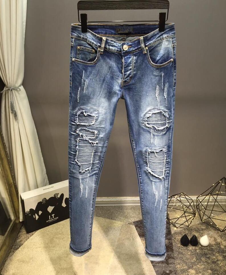 HOT FAMOUS BRAND MEN'S WASHED DESIGN CASUAL SUMMER LIGHTWEIGHT DENIM STRETCH DENIM SKINNY JEANS Straight Biker Skinny jeans Size -38, Blue
HOT FAMOUS BRAND MEN'S WASHED DESIGN CASUAL SUMMER LIGHTWEIGHT DENIM STRETCH DENIM SKINNY JEANS Straight Biker Skinny jeans Size -38, Blue