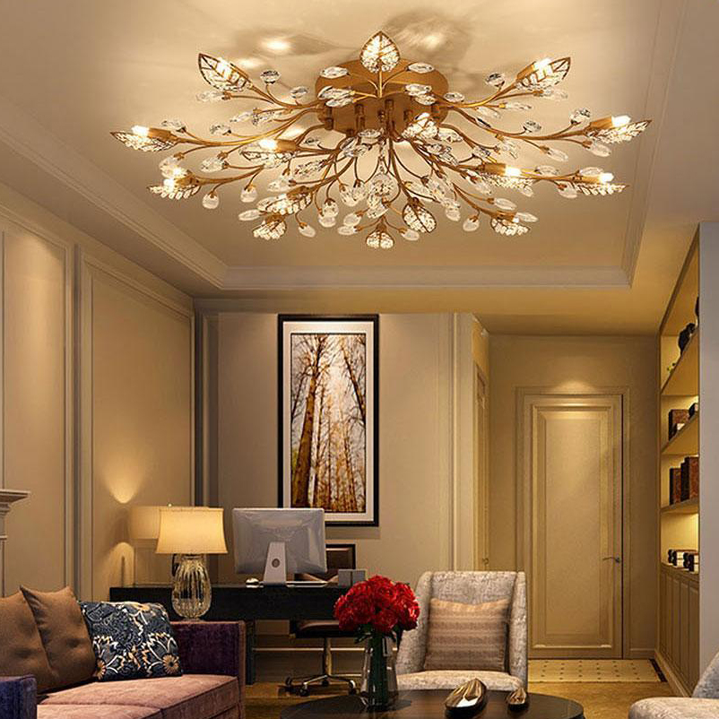 Hot Modern Nordic K9 Crystal LED Ceiling Lights Fixture Gold Black Home Lamps for Living Room Bedroom Kitchen Bathroom
Hot Modern Nordic K9 Crystal LED Ceiling Lights Fixture Gold Black Home Lamps for Living Room Bedroom Kitchen Bathroom