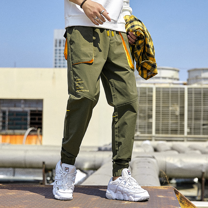 Spring Autumn Cargo Pants 2020 Popular Fashionable Harun Pants Leg Straps Casual Men Ins Super Hot Sale, Army green
Spring Autumn Cargo Pants 2020 Popular Fashionable Harun Pants Leg Straps Casual Men Ins Super Hot Sale, Army green