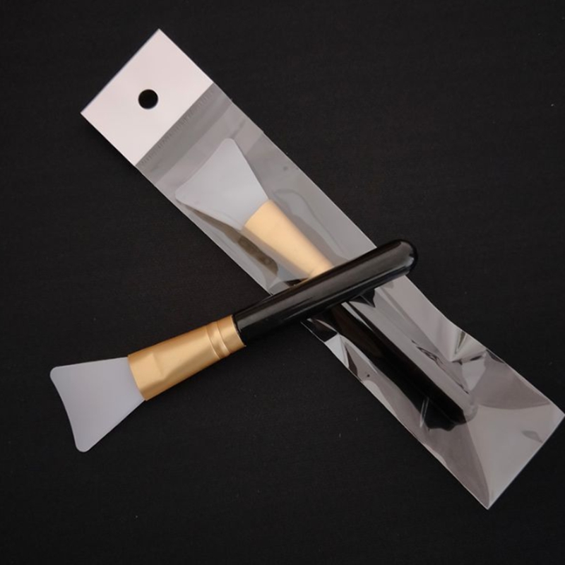 Colorful DIY silicone mask brush Round handle Silicon face Facial Masks Mud Mixing Brushes