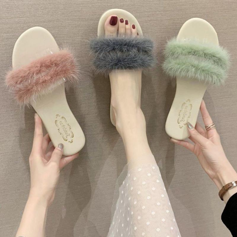 Ladies 2020 Women Slippers Furry Crystal Heels Shoes Feather Fluffy Sandals Women's Fur Slippers Summer Women Hot Sale, Gray
Ladies 2020 Women Slippers Furry Crystal Heels Shoes Feather Fluffy Sandals Women's Fur Slippers Summer Women Hot Sale, Gray