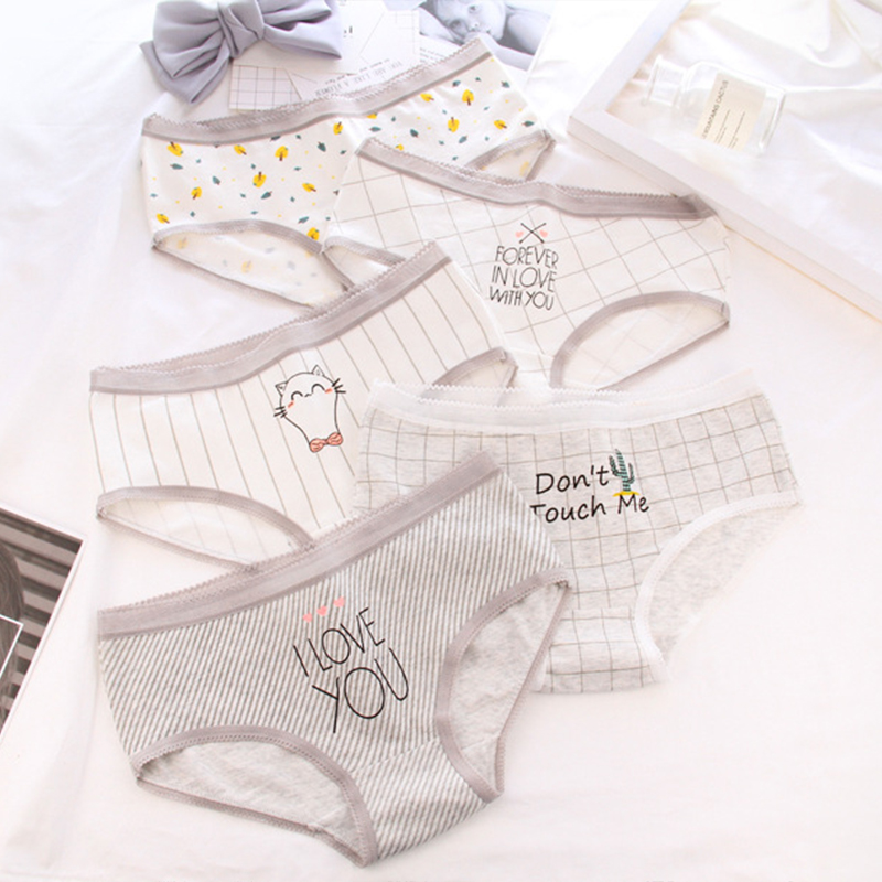 3 Pieces/Set Panties Women Cotton underwear Cute Soft Briefs Female Panties Fashion Girl Lingerie Women Comfortable Underwear, 3pcs-alphabet
3 Pieces/Set Panties Women Cotton underwear Cute Soft Briefs Female Panties Fashion Girl Lingerie Women Comfortable Underwear, 3pcs-alphabet