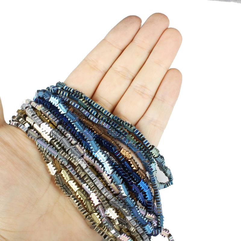 Natural Stone Hematite 4x7mm Colorful Plated Fishbone Jagged Beads Jewelry Making New DIY Necklace Bracelet Earrings Accessories
Natural Stone Hematite 4x7mm Colorful Plated Fishbone Jagged Beads Jewelry Making New DIY Necklace Bracelet Earrings Accessories