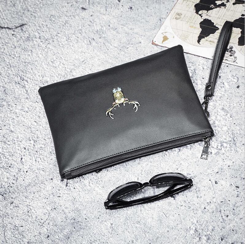 Factory wholesale men handbag minimalist leather fashion clutch multifunctional embroidery storage wallet street trend leather men envelope, Red;black
Factory wholesale men handbag minimalist leather fashion clutch multifunctional embroidery storage wallet street trend leather men envelope, Red;black