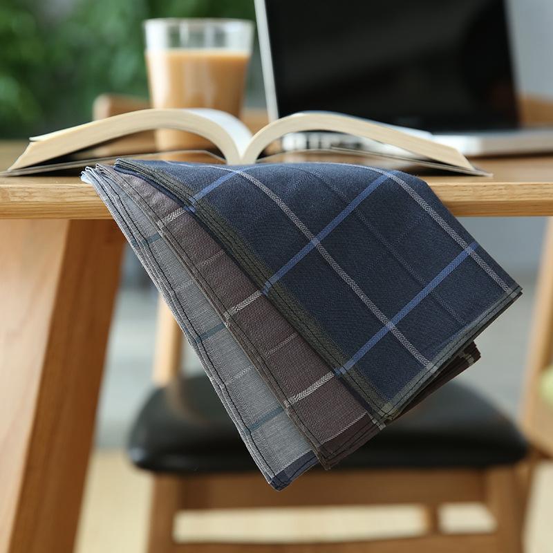 43 * 43CM Men's Handkerchief Cotton Business Men's Handkerchief Small Square