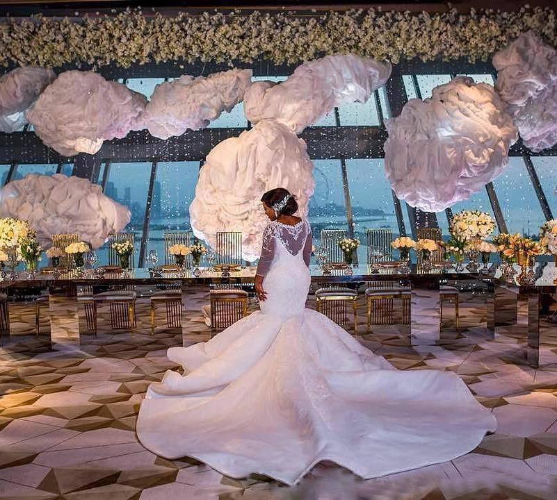 Plus Size Mermaid Lace 2019 Wedding Dresses Long Sleeves Beaded Satin Bridal Dresses Sexy Vintage Wedding Gowns