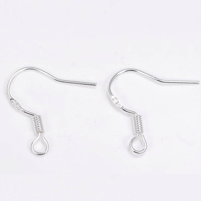 200pcs/lot 925 Sterling Silver Earring Findings Hooks Jewelry DIY 15mm Fish Hook Fit Earrings
200pcs/lot 925 Sterling Silver Earring Findings Hooks Jewelry DIY 15mm Fish Hook Fit Earrings