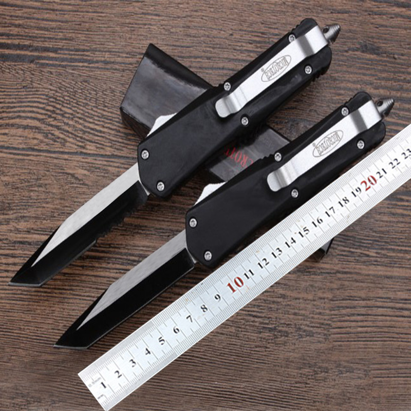 Microtech Automatic knife folding 440C blade Aluminum handle outdoor tactical camping hunt EDC tool Utility EDC Tools Collect knife
Microtech Automatic knife folding 440C blade Aluminum handle outdoor tactical camping hunt EDC tool Utility EDC Tools Collect knife
