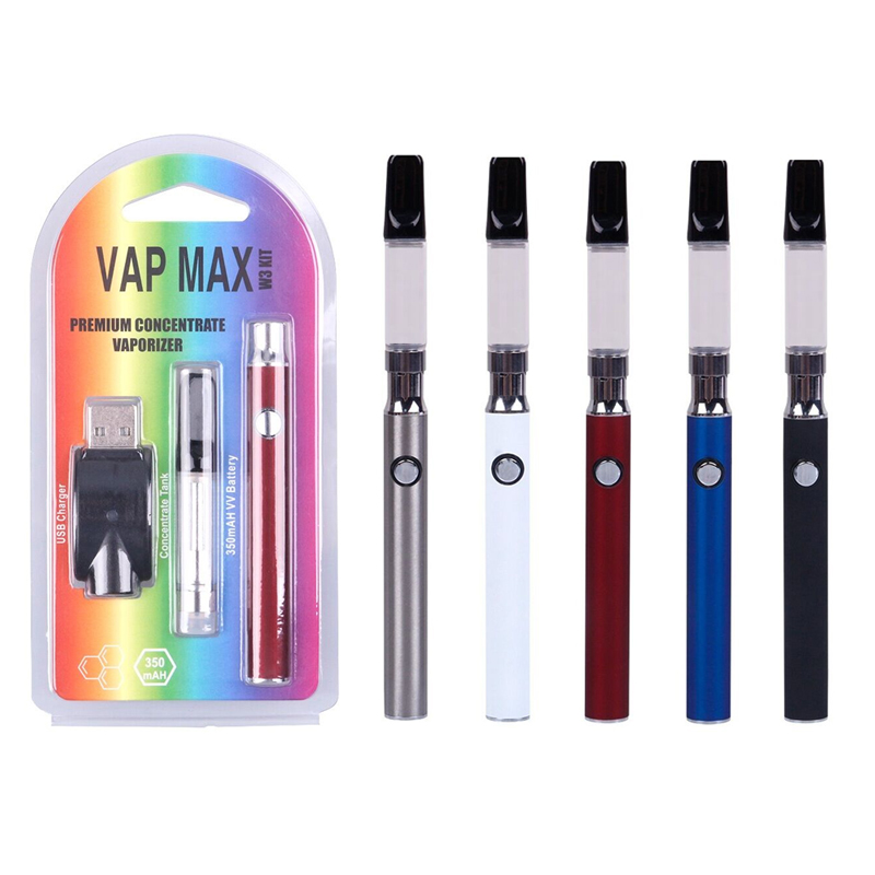Original Vap Max W3 Kit 350mAh Vertex Preheat VV Variable Voltage Battery 0.5/1.0ml 510 Glass Cartridge Tanks USB Charger Vape
Original Vap Max W3 Kit 350mAh Vertex Preheat VV Variable Voltage Battery 0.5/1.0ml 510 Glass Cartridge Tanks USB Charger Vape