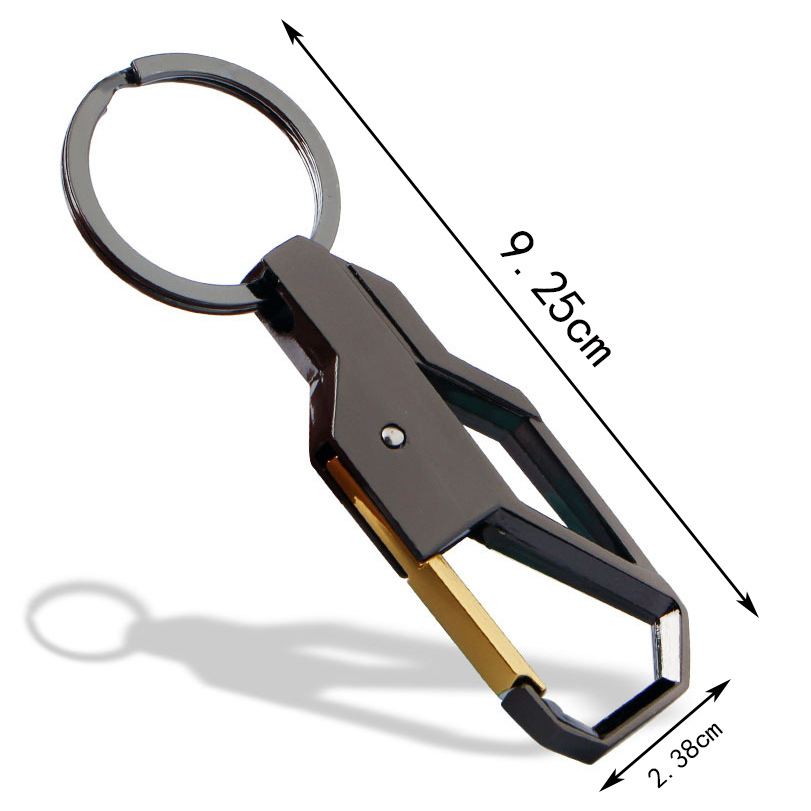 Fashion Jewelry Simple Metal Key Chain For Men Women Waist Pendant Key Ring Holder Bag Car Accessories Gifts Travel Kit Tool