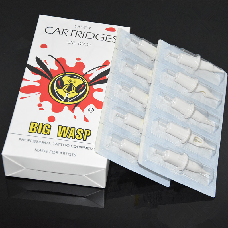 BIGWASP Standard Tattoo Needle Cartridges - Round Liners 1/3/5/7/9/11/13/14/15RL CX200808