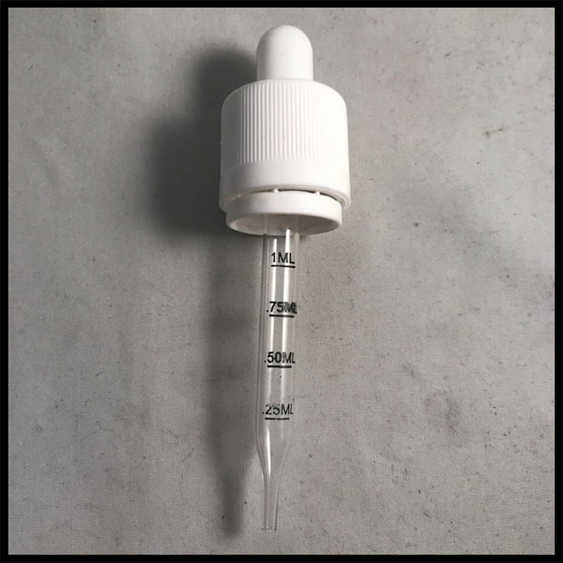 Black And White Caps For Glass Bottles 18410 Child Tamperproof Cap Match With 30ml Glass Bottles Measurement Glass Dropper 77mm1451471