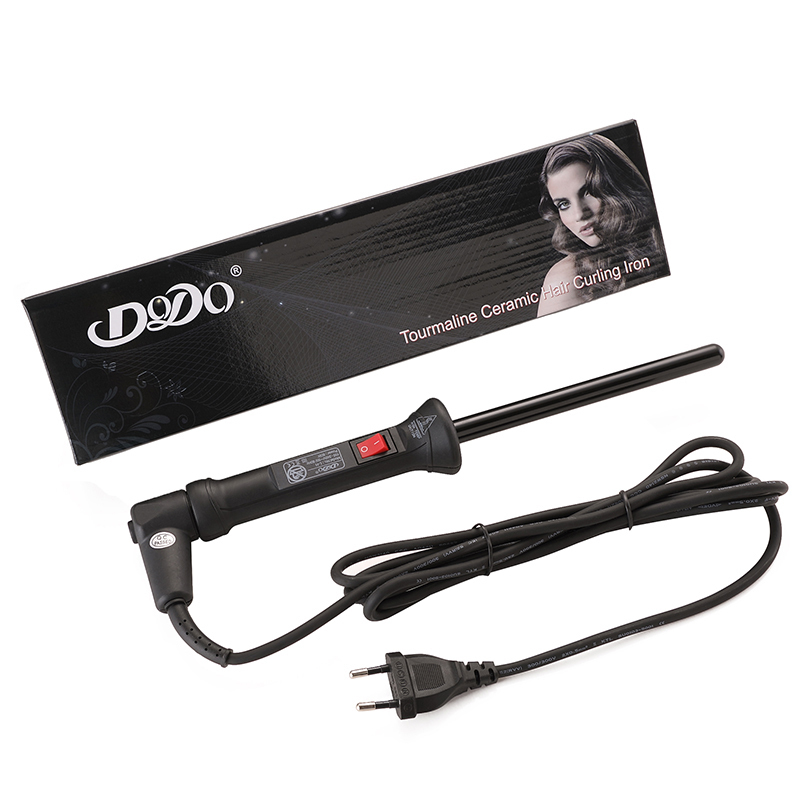 DODO Professional Electric Hair Curling Iron 13mm Ceramic Dual Voltage Frizz Control Press Action Hair Curler Styling Tool