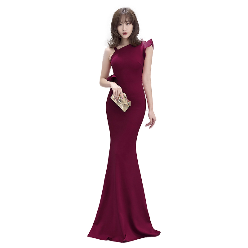Korean Evening Dresses One Shoulder Mermaid Satin Robe De Soir E Rouge Long Party Dresses Women Evening Dress Robe, Blue evening dress
Korean Evening Dresses One Shoulder Mermaid Satin Robe De Soir E Rouge Long Party Dresses Women Evening Dress Robe, Blue evening dress