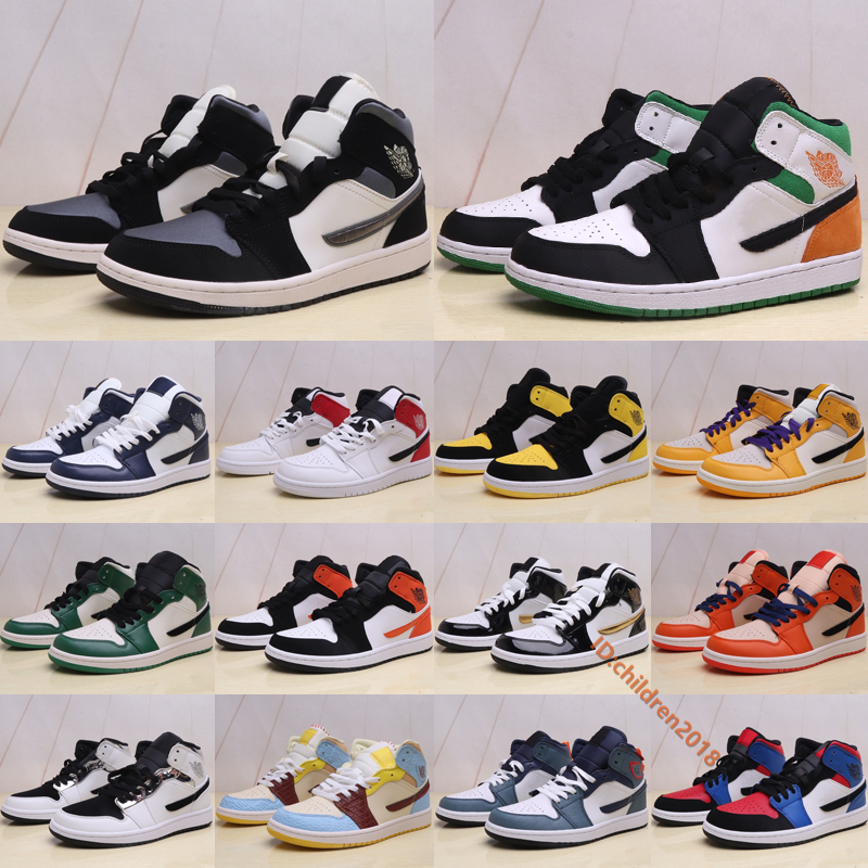 Top 1 1S Mid Basketball Shoes Men Women Sneakers Brand Fashion Grey Toe Lucky Green Team Orange Fearless Facetasm Trainers Size 36-45
Top 1 1S Mid Basketball Shoes Men Women Sneakers Brand Fashion Grey Toe Lucky Green Team Orange Fearless Facetasm Trainers Size 36-45