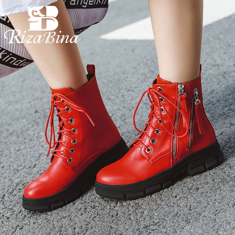 RIZABINA High Quality 4 Colors Winter Work Ankle Boots Zipper Thick Bottom Flats Boots Women Shoes Footwear Size 34-43, Beige
RIZABINA High Quality 4 Colors Winter Work Ankle Boots Zipper Thick Bottom Flats Boots Women Shoes Footwear Size 34-43, Beige