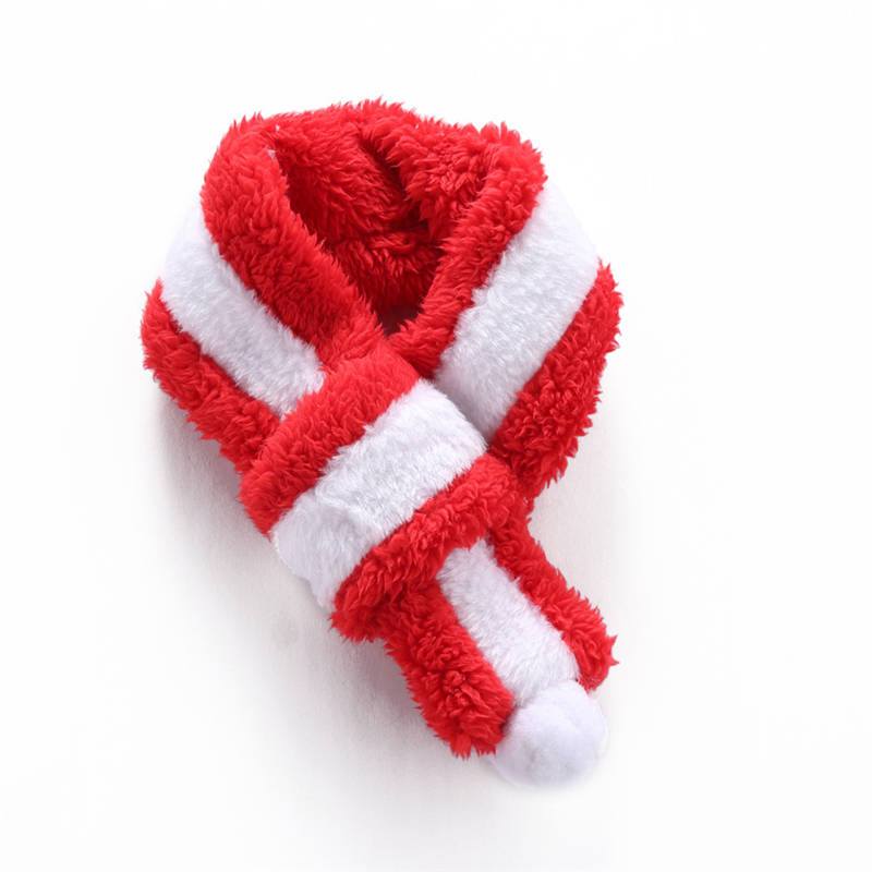 Pet Christmas Scarf Winter Soft Warm Xmas Snowflake Pattern Neck Scarf for Dogs and Cats Pets Christmas Decoration Supplies