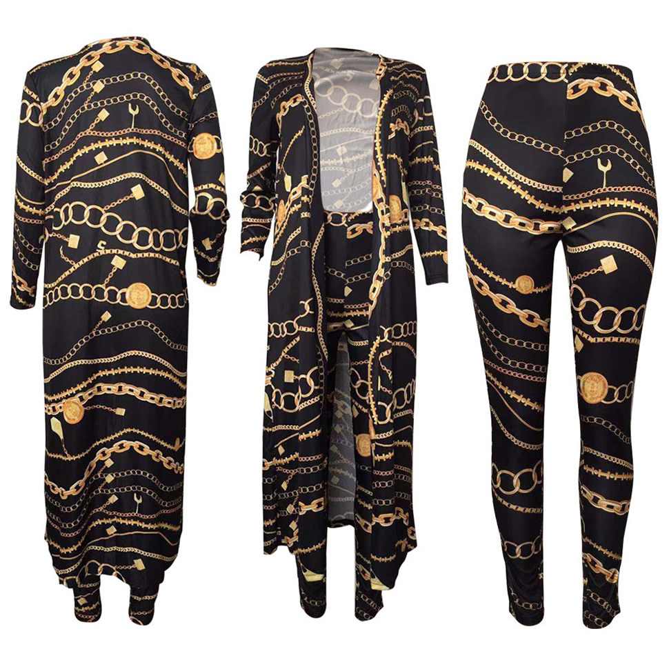 Women 2 Piece Pants Club Outfits Long Sleeve Floral Open Front Cardigan and Pants Set Loose Blouse Coat Long Pants Two Piece