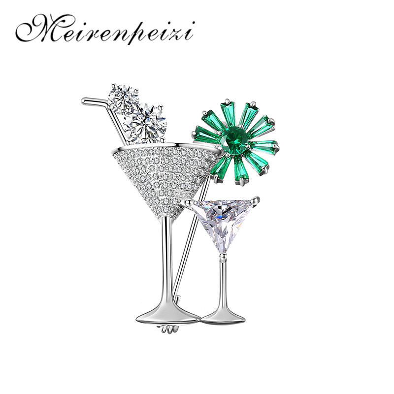 Pins, Brooches Wine Glass Brooch Pure Copper Material High Quality Zircon Rhinestone Inlaid Straw Flower Silver Color
Pins, Brooches Wine Glass Brooch Pure Copper Material High Quality Zircon Rhinestone Inlaid Straw Flower Silver Color