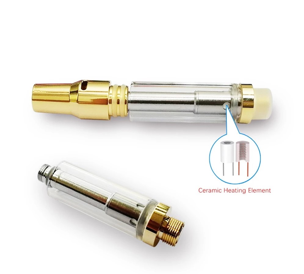 1 ml vape cartridge gold BUD V15 vaporizer top airflow 510 thread glass tank ceramic coil heavy metal passed
1 ml vape cartridge gold BUD V15 vaporizer top airflow 510 thread glass tank ceramic coil heavy metal passed