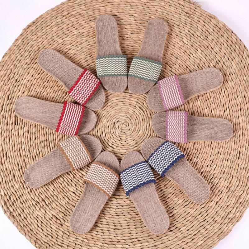 SAGACE Women Slippers Couples Flax Casual Slides 5 Colors Summer Linen Belt Female Sandals Flip Flops Lovers Indoor Floor Shoes, Bu
SAGACE Women Slippers Couples Flax Casual Slides 5 Colors Summer Linen Belt Female Sandals Flip Flops Lovers Indoor Floor Shoes, Bu