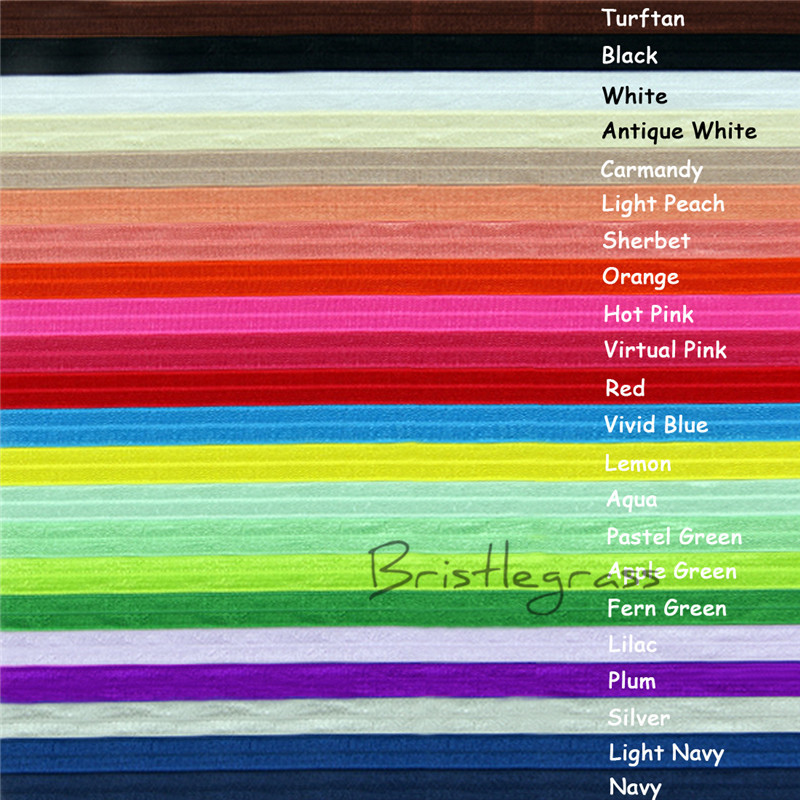 5 Yard 5/8 1.5cm Solid Color FOE Fold Over Elastic Spandex Satin Band Kid Hair Headband Dress Lace Trim DIY Sewing, Silver
5 Yard 5/8 1.5cm Solid Color FOE Fold Over Elastic Spandex Satin Band Kid Hair Headband Dress Lace Trim DIY Sewing, Silver