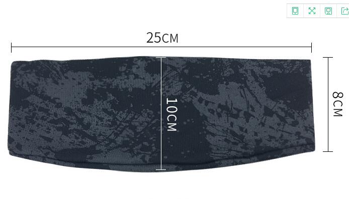 Sport Headband Men Women Unisex Under Sweat Wicking Stretchy Athletic Bandana Headscarf Yoga Headband Head Wrap Best Sports Exercise GD129