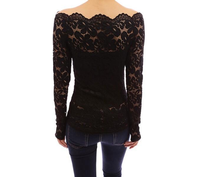 2020 Anself Sexy Plus Size Lace Top Women Hollow Out Off Shoulder Lace Blouse Slash Neck Long Sleeves Elegant Ladies 5XL Shirt Tops, Black
2020 Anself Sexy Plus Size Lace Top Women Hollow Out Off Shoulder Lace Blouse Slash Neck Long Sleeves Elegant Ladies 5XL Shirt Tops, Black