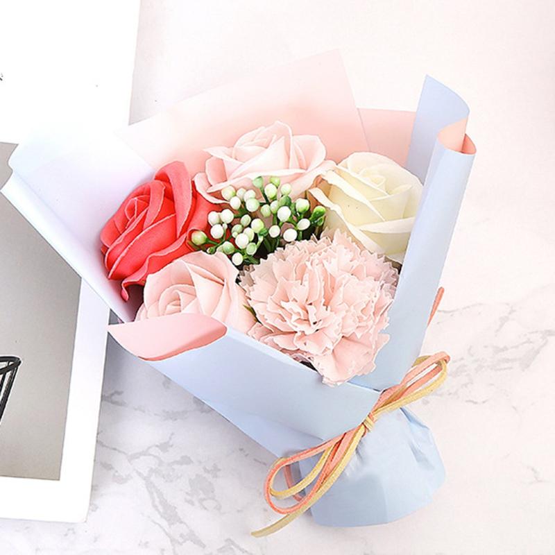 Valentine's Day DIY Soap Flower Gift Rose Box Bouquet Wedding Home Festival Gift Artificial Rose Flowers Simulation Bouquet, Blue
Valentine's Day DIY Soap Flower Gift Rose Box Bouquet Wedding Home Festival Gift Artificial Rose Flowers Simulation Bouquet, Blue