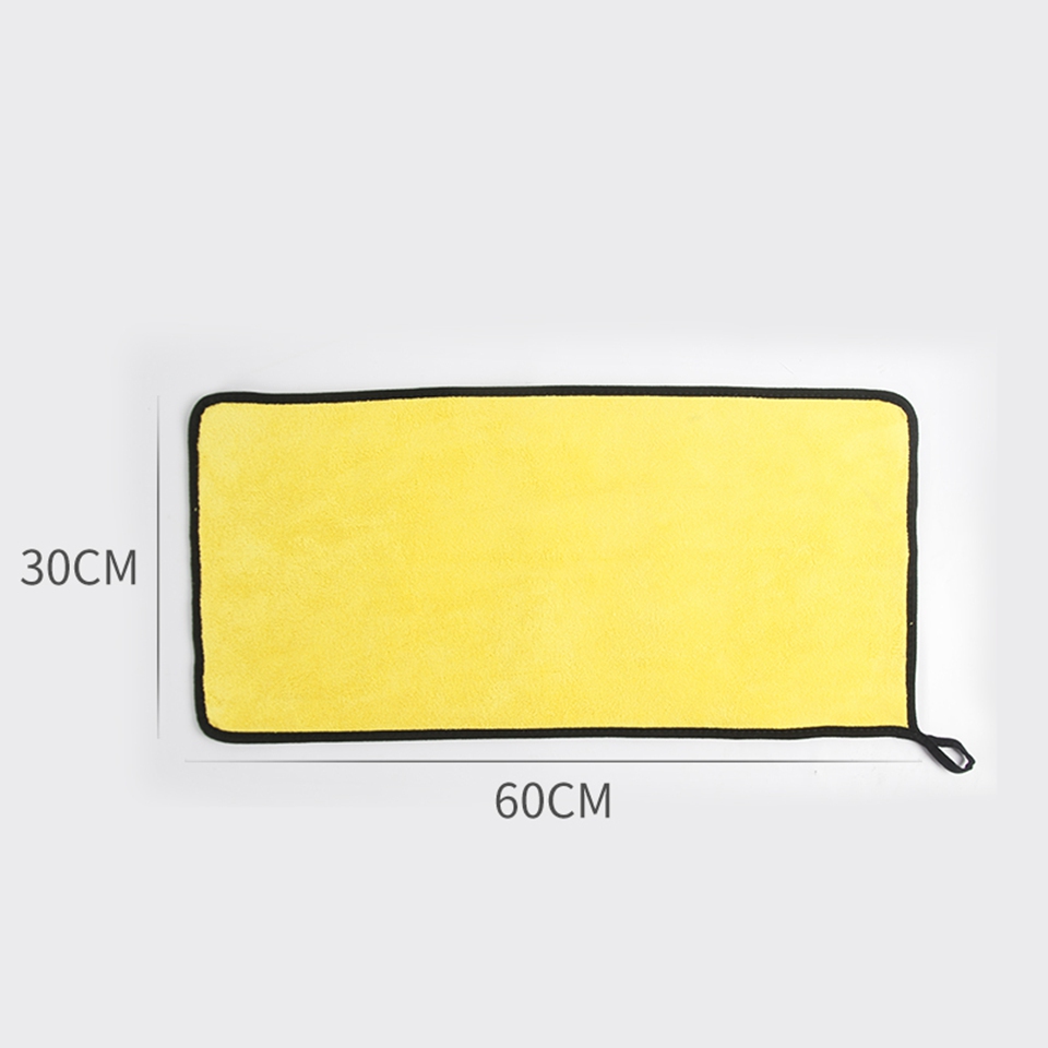 Professional Car Detailing Microfiber Towel | Super Absorbent Coral Fleece for Scratch-Free Wash & Dry, Lint-Free Rag 30x60cm (12x24 inch) 7M-4-2