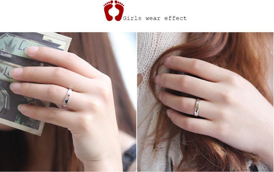 Wholesale-60% off Silver Toe Rings for Women / Men 925 Sterling Silver Engagement ring Ring Love Crystal Jewelry Bague Aneis Ulove J013