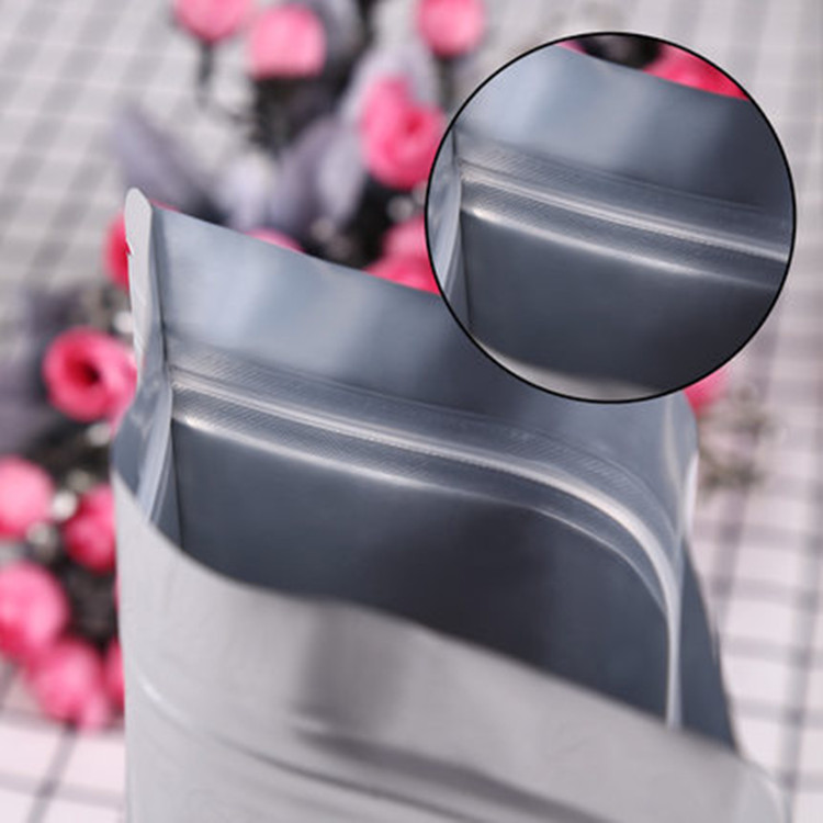 Flat Bottom Thick Aluminum Foil Zipper Packaging Bag Resealable Coffee Powder Snack Chocolate Tea Meat Gifts Zip Lock Storage Pouches Support Logo Pri