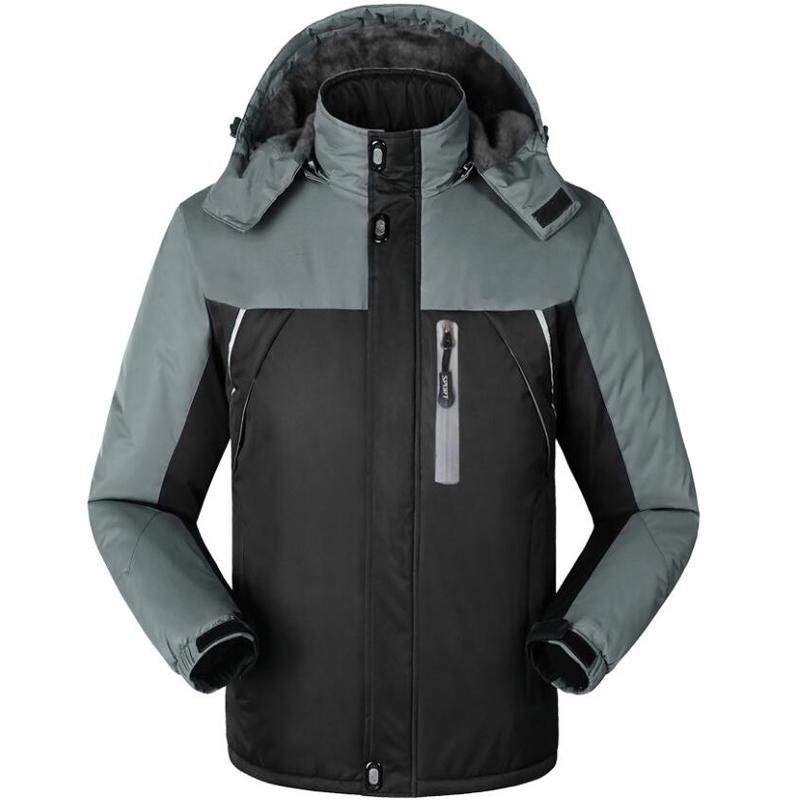 Winter Jacket Men Windbreaker Windproof Waterproof Thicken Fleece Warm Outwear Outdoorsports Overcoat 5XL Hood Jackets, Black
Winter Jacket Men Windbreaker Windproof Waterproof Thicken Fleece Warm Outwear Outdoorsports Overcoat 5XL Hood Jackets, Black