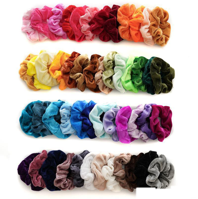 48Colors Solid Girls Velvet Elastic Hair Scrunchie Scrunchy Head Band Ponytail Hairbands Girls Hair Rope Hair Accessories Epacket
48Colors Solid Girls Velvet Elastic Hair Scrunchie Scrunchy Head Band Ponytail Hairbands Girls Hair Rope Hair Accessories Epacket