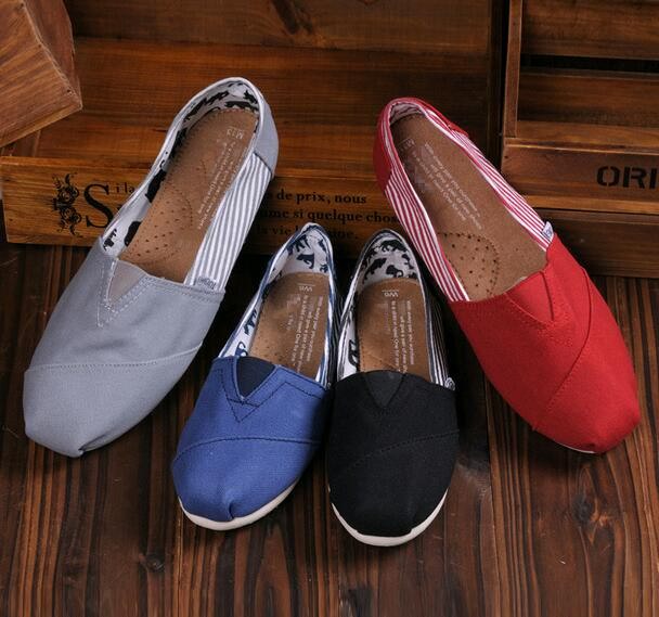 Solid sequins Flats Shoes Sneakers Women Men Canvas loafers casual Espadrilles