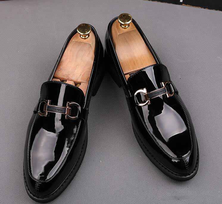 2019 spring New mens dress shoes Horsebit loafers pointed wedding casual shoes black shoes
2019 spring New mens dress shoes Horsebit loafers pointed wedding casual shoes black shoes