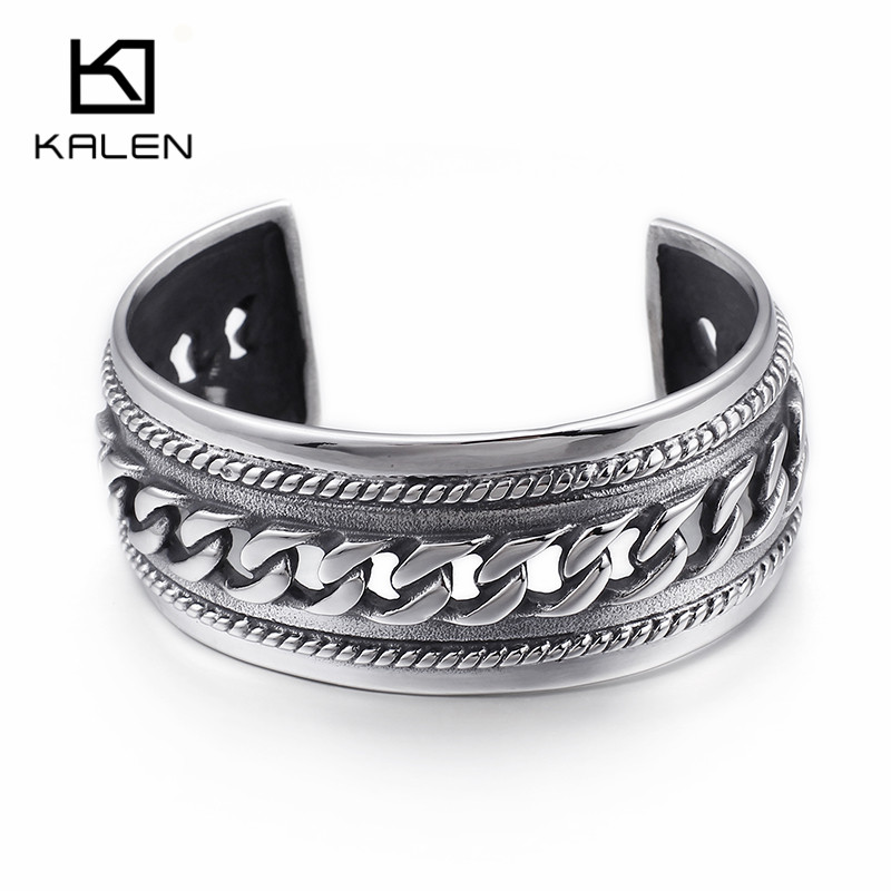 KALAEN New Vintage Brushed Matte Link Chain Bangles For Men Stainless Steel Polished Shiny Chain Link Bracelet & Bangle Jewelry
KALAEN New Vintage Brushed Matte Link Chain Bangles For Men Stainless Steel Polished Shiny Chain Link Bracelet & Bangle Jewelry