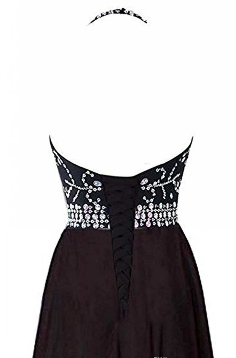 2022 Newest Sexy Halter Gradient Evening Dresses With Long Chiffon Plus Size Ombre Prom Party Dress Formal Party Gown