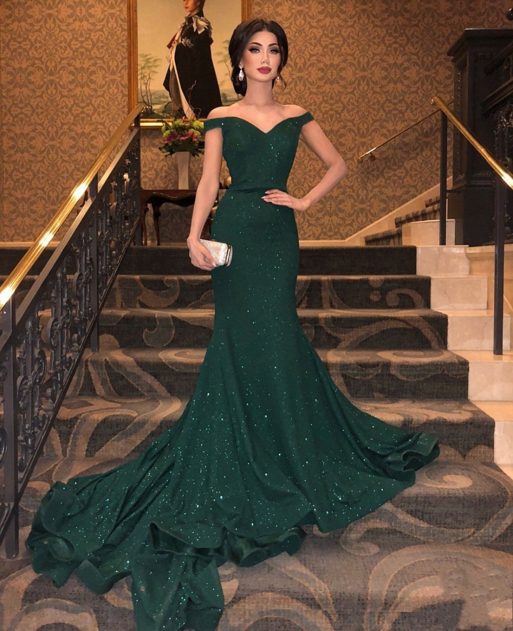 Green Muslim Evening Dresses 2020 Mermaid V Neck Off the Shoulder Sequined Formal Islamic Dubai Saudi Arabic Long Evening Gowns, Khaki
Green Muslim Evening Dresses 2020 Mermaid V Neck Off the Shoulder Sequined Formal Islamic Dubai Saudi Arabic Long Evening Gowns, Khaki