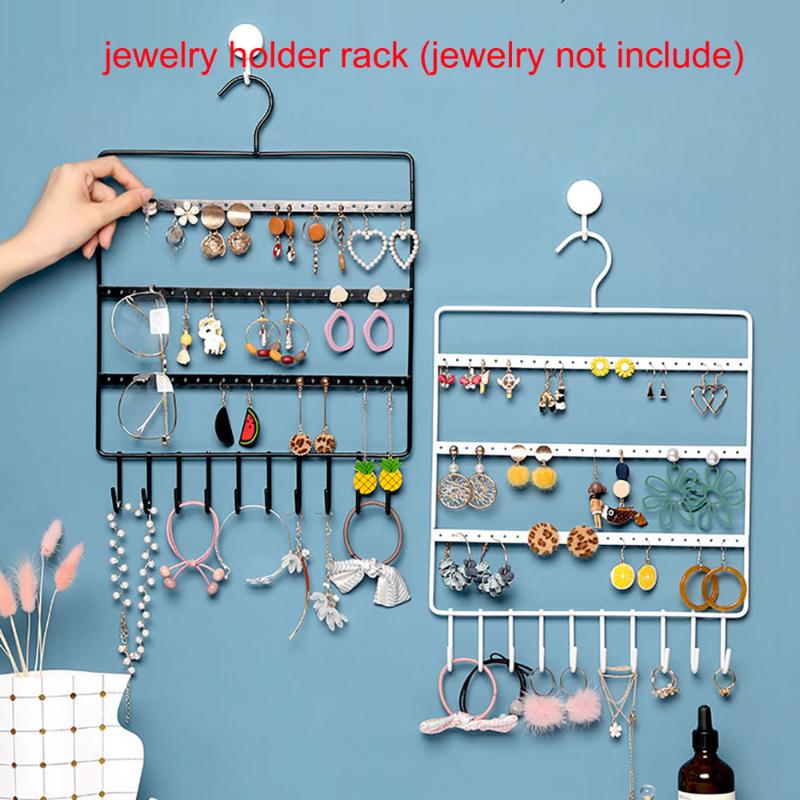 Simple 10 Hook Wall Hanging Three Row Jewelry Stand Jewelry Stand Earring Storage Box Hanger Necklace Bracelet Display
Simple 10 Hook Wall Hanging Three Row Jewelry Stand Jewelry Stand Earring Storage Box Hanger Necklace Bracelet Display