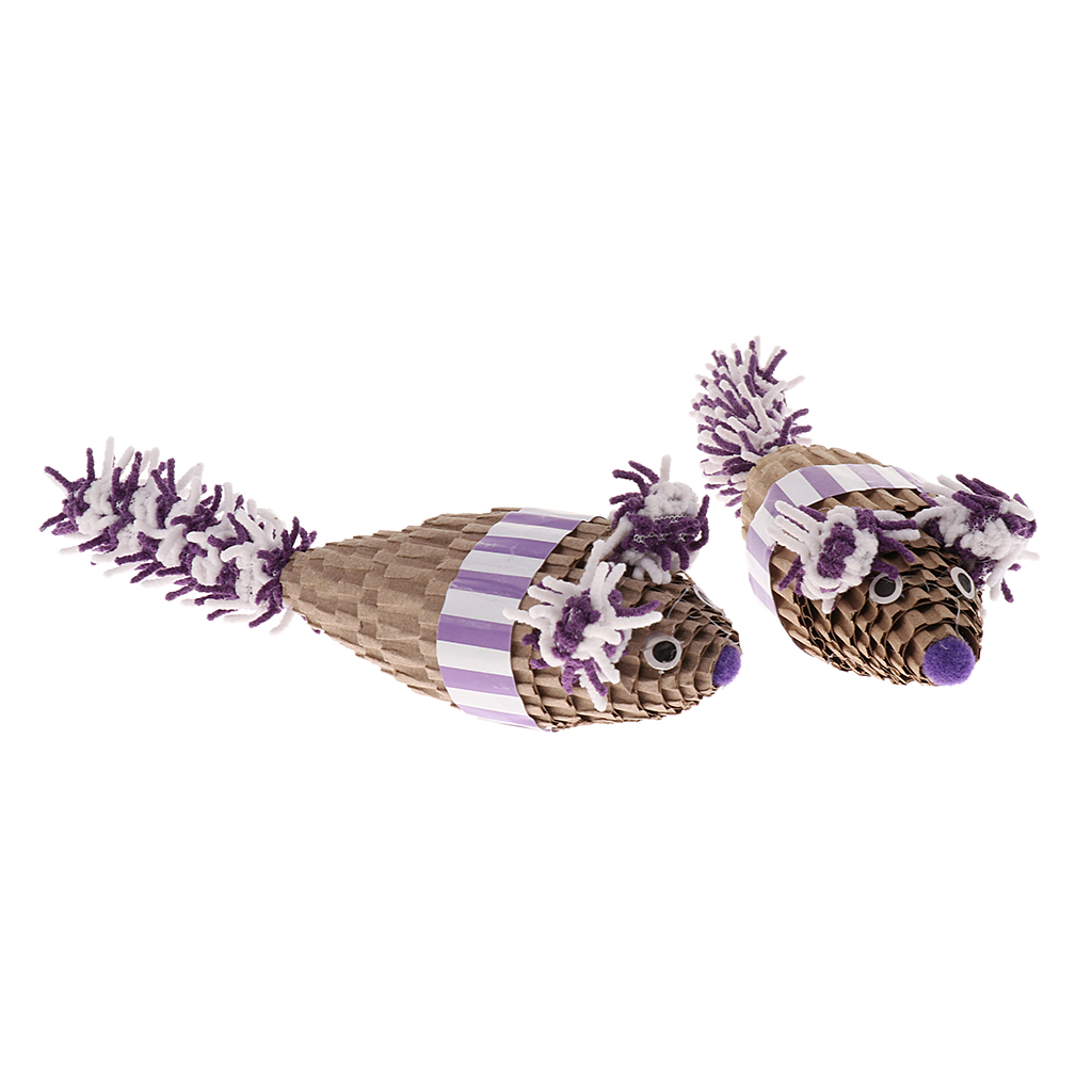 2pcs cat toys mini funny mouse shape of corrugated paper pet scratch exercise playing toys
2pcs cat toys mini funny mouse shape of corrugated paper pet scratch exercise playing toys
