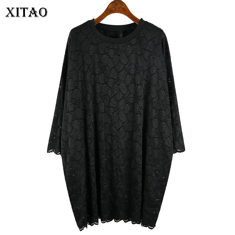 XITAO Plus Size Lace Personality T Shirt Women Clothes 2020 Summer New Fashion Loose Pullover Half Sleeve Tee Top ZLL4768, Black zll4768
XITAO Plus Size Lace Personality T Shirt Women Clothes 2020 Summer New Fashion Loose Pullover Half Sleeve Tee Top ZLL4768, Black zll4768