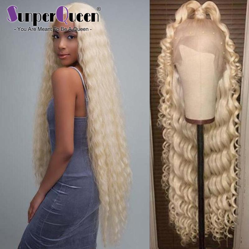 13x6 Curly Human Hair Wig Brazilian Deep Wave 613 Blonde Lace Front Human Hair Wigs For Black Women Full And Thick End Lace Wigs, As pic
13x6 Curly Human Hair Wig Brazilian Deep Wave 613 Blonde Lace Front Human Hair Wigs For Black Women Full And Thick End Lace Wigs, As pic