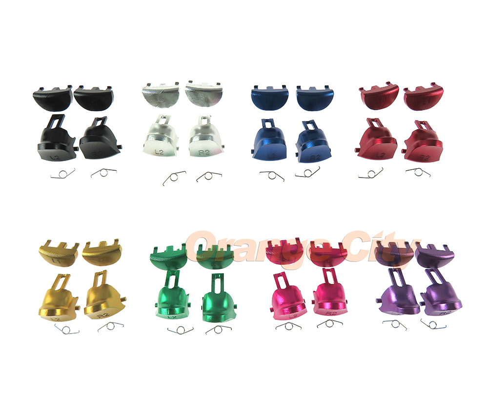 For Sony Playstation 4 PS4 colorful Aluminum Alloy Metal L1 R1 L2 R2 Trigger Buttons with spring button jds-004 jds-040 4.0
For Sony Playstation 4 PS4 colorful Aluminum Alloy Metal L1 R1 L2 R2 Trigger Buttons with spring button jds-004 jds-040 4.0
